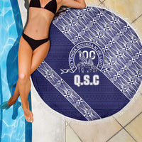 Tonga Queen Salote College Beach Blanket 100 Years Anniversary Navy Color LT05 - Polynesian Pride