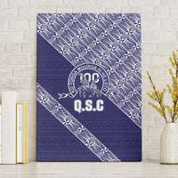 Tonga Queen Salote College Canvas Wall Art 100 Years Anniversary Navy Color LT05 Without Frame Navy - Polynesian Pride