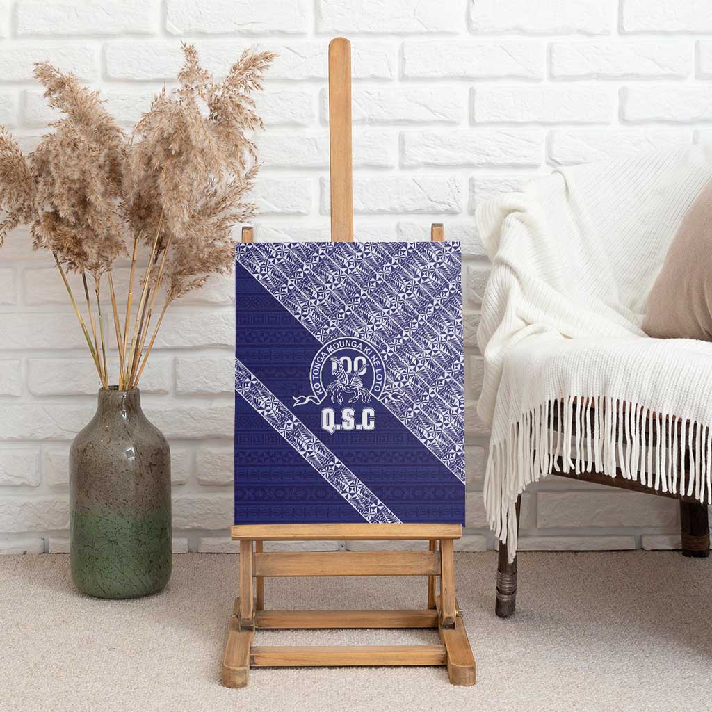 Tonga Queen Salote College Canvas Wall Art 100 Years Anniversary Navy Color LT05 - Polynesian Pride