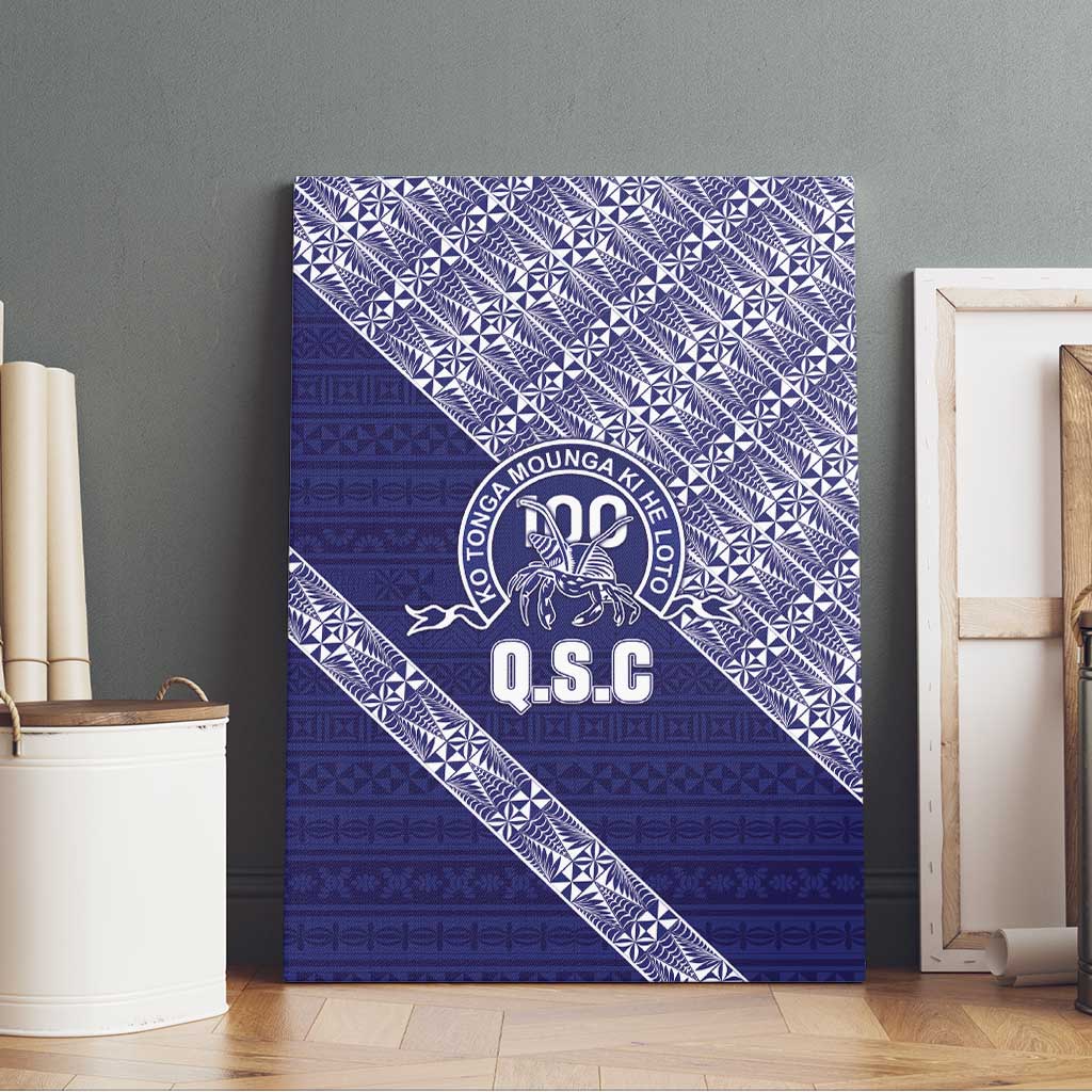 Tonga Queen Salote College Canvas Wall Art 100 Years Anniversary Navy Color LT05 - Polynesian Pride