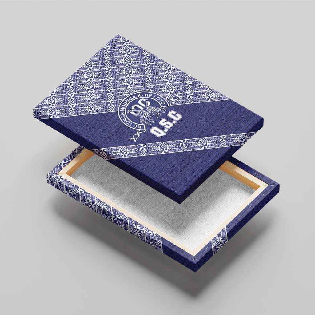Tonga Queen Salote College Canvas Wall Art 100 Years Anniversary Navy Color LT05 - Polynesian Pride