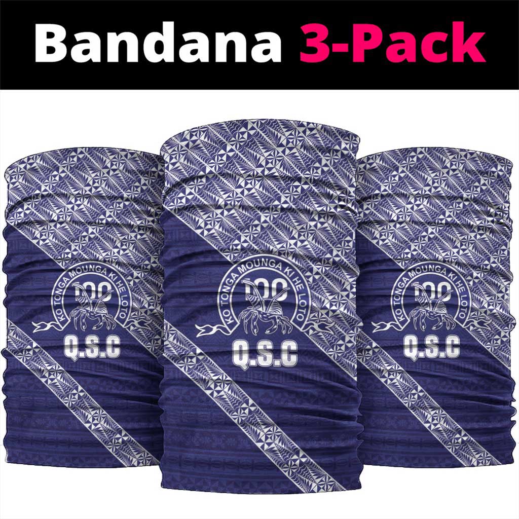 Tonga Queen Salote College Neck Gaiter 100 Years Anniversary Navy Color LT05 package One Size: 25*50cm Navy - Polynesian Pride