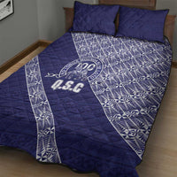 Tonga Queen Salote College Quilt Bed Set 100 Years Anniversary Navy Color LT05 - Polynesian Pride