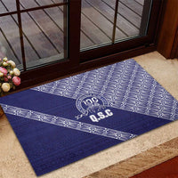 Tonga Queen Salote College Rubber Doormat 100 Years Anniversary Navy Color LT05 - Polynesian Pride