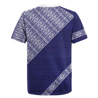 Tonga Queen Salote College Rugby Jersey 100 Years Anniversary Navy Color LT05 - Polynesian Pride