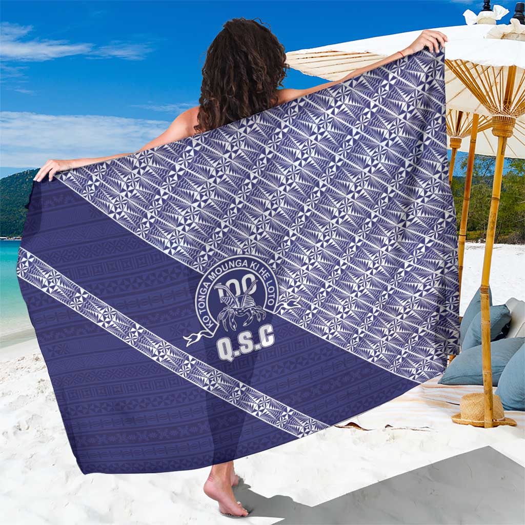 Tonga Queen Salote College Sarong 100 Years Anniversary Navy Color LT05 One Size 44 x 66 inches Navy - Polynesian Pride
