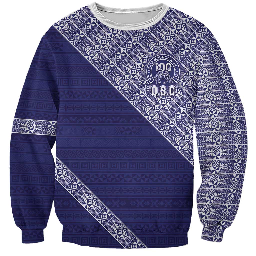 Tonga Queen Salote College Sweatshirt 100 Years Anniversary Navy Color LT05 Unisex Navy - Polynesian Pride
