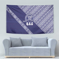 Tonga Queen Salote College Tapestry 100 Years Anniversary Navy Color LT05 - Polynesian Pride
