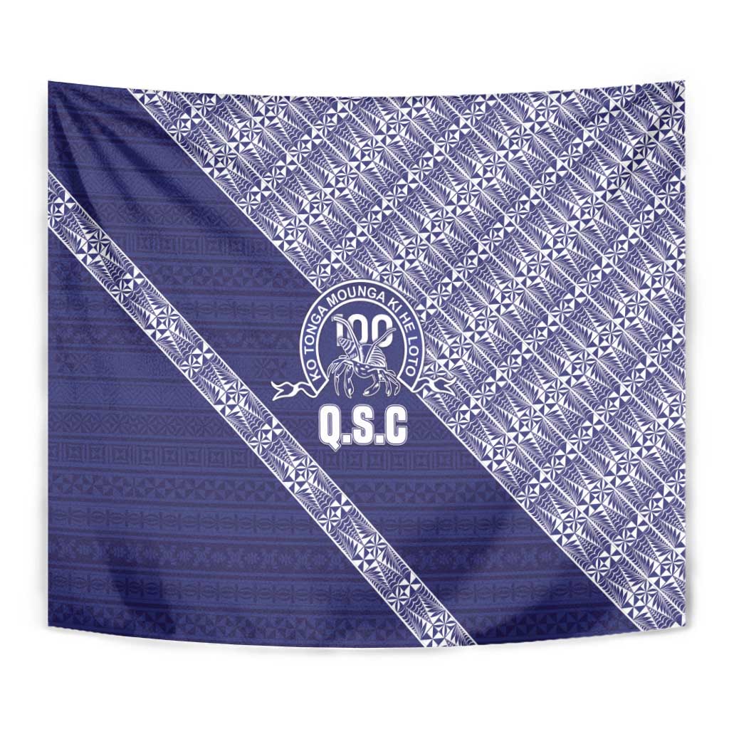 Tonga Queen Salote College Tapestry 100 Years Anniversary Navy Color LT05 - Polynesian Pride