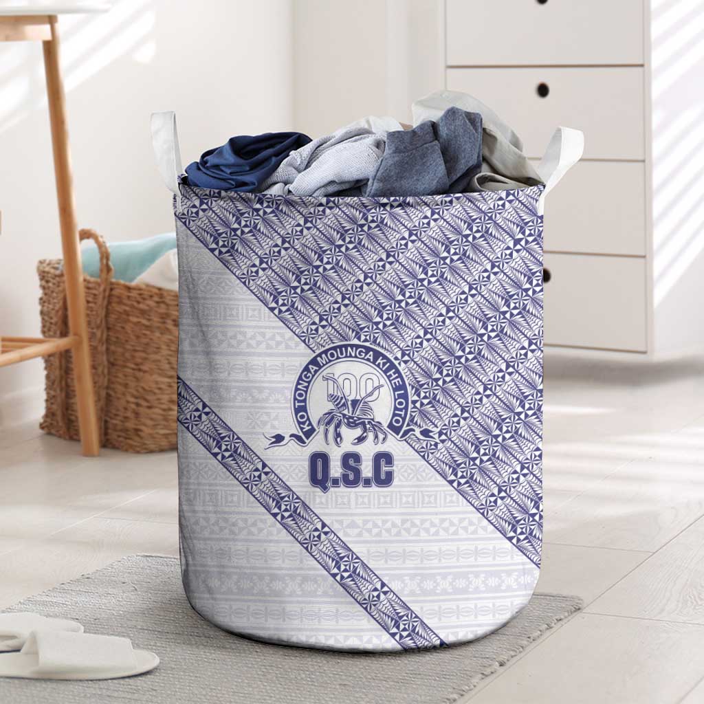 Tonga Queen Salote College Laundry Basket 100 Years Anniversary White Color LT05 White - Polynesian Pride