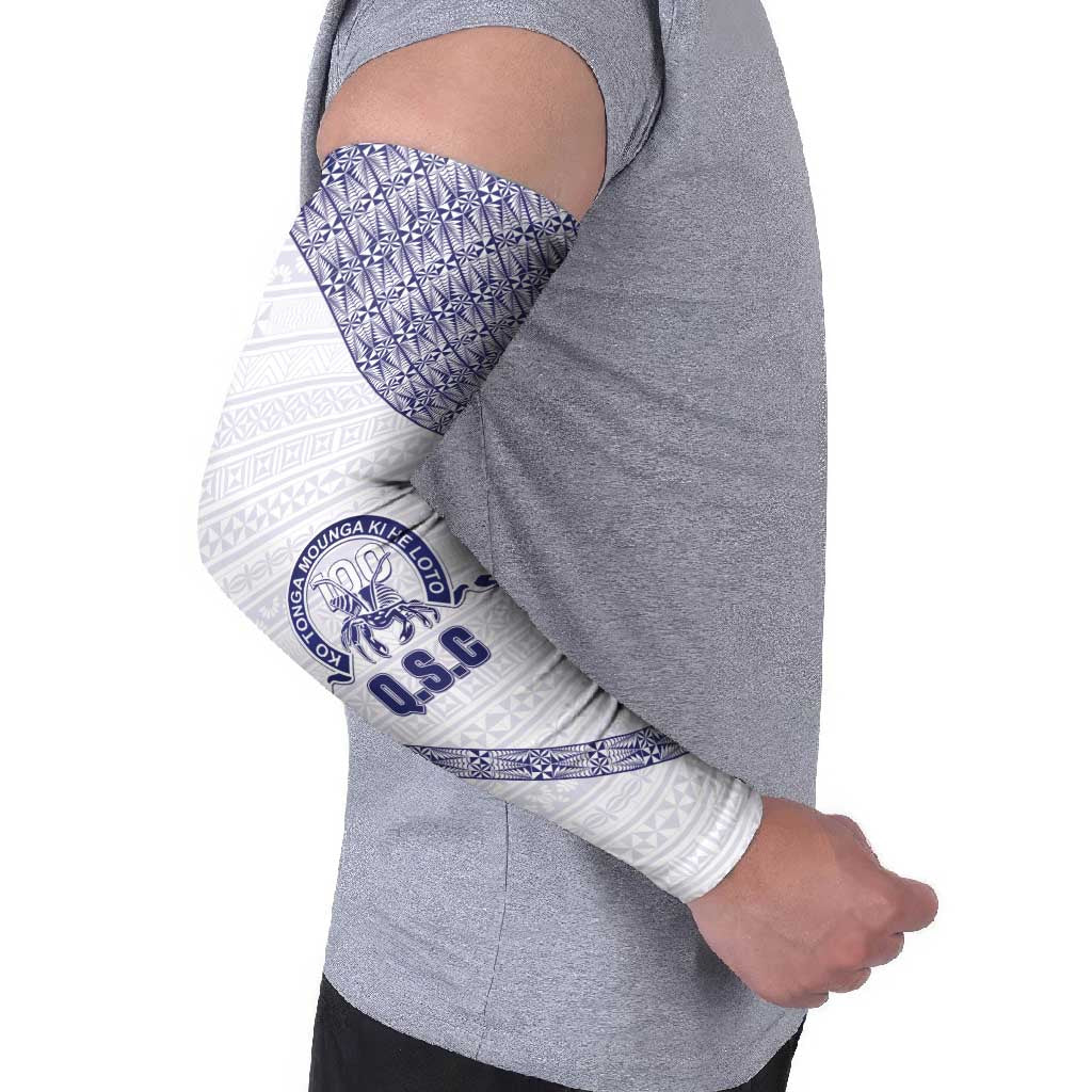 Tonga Queen Salote College Arm Sleeves 100 Years Anniversary White Color LT05 - Polynesian Pride