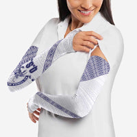 Tonga Queen Salote College Arm Sleeves 100 Years Anniversary White Color LT05 - Polynesian Pride