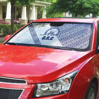 Tonga Queen Salote College Auto Sun Shade 100 Years Anniversary White Color LT05 - Polynesian Pride