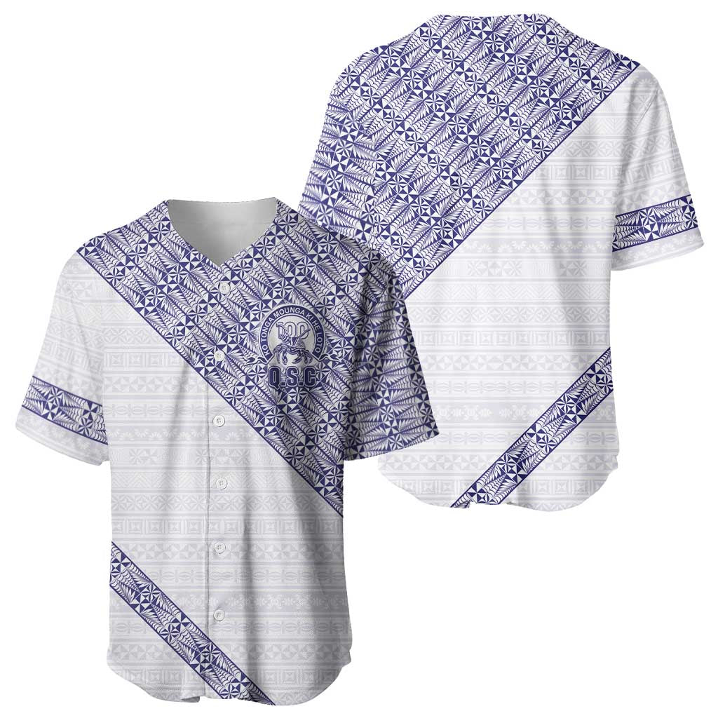 Tonga Queen Salote College Baseball Jersey 100 Years Anniversary White Color LT05 - Polynesian Pride