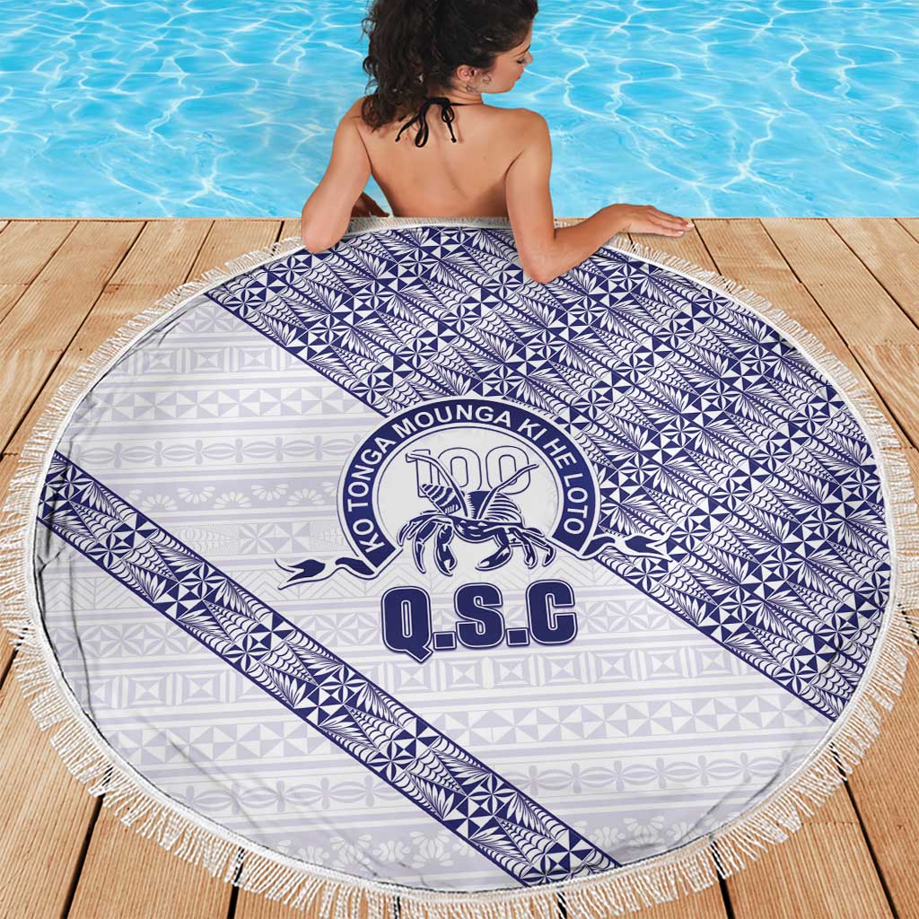 Tonga Queen Salote College Beach Blanket 100 Years Anniversary White Color LT05 - Polynesian Pride