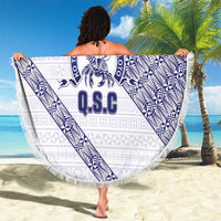 Tonga Queen Salote College Beach Blanket 100 Years Anniversary White Color LT05 - Polynesian Pride