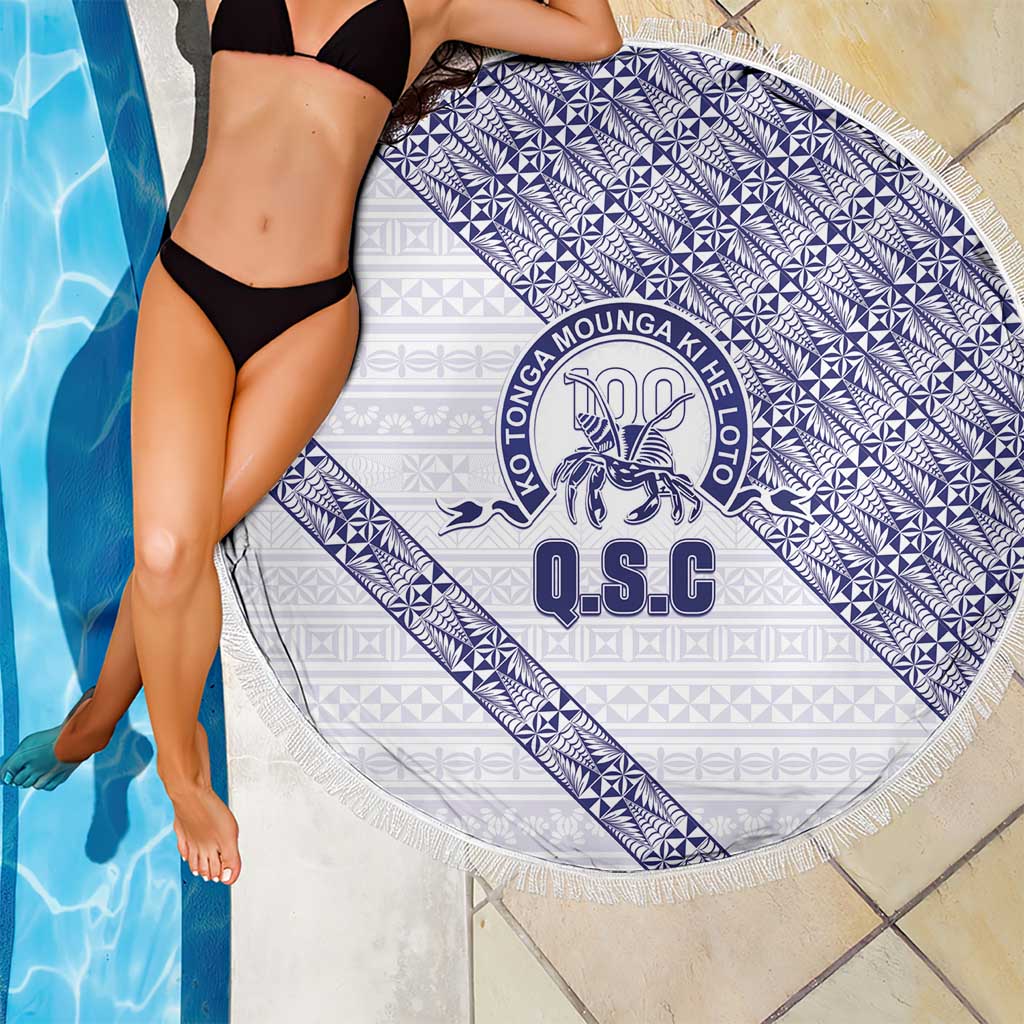 Tonga Queen Salote College Beach Blanket 100 Years Anniversary White Color LT05 - Polynesian Pride