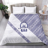 Tonga Queen Salote College Bedding Set 100 Years Anniversary White Color LT05 - Polynesian Pride