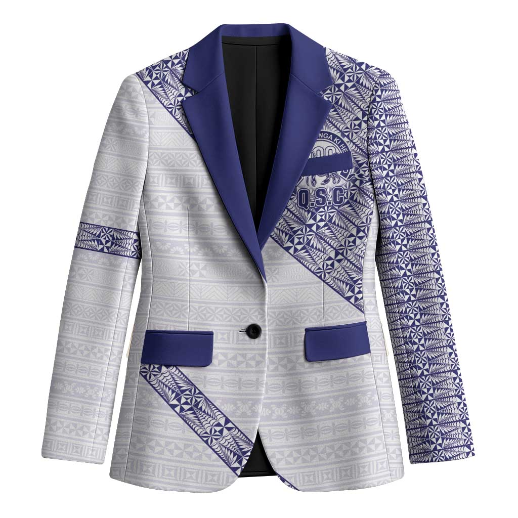 Tonga Queen Salote College Blazer 100 Years Anniversary White Color LT05 Unisex White - Polynesian Pride