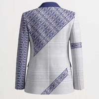 Tonga Queen Salote College Blazer 100 Years Anniversary White Color LT05 - Polynesian Pride