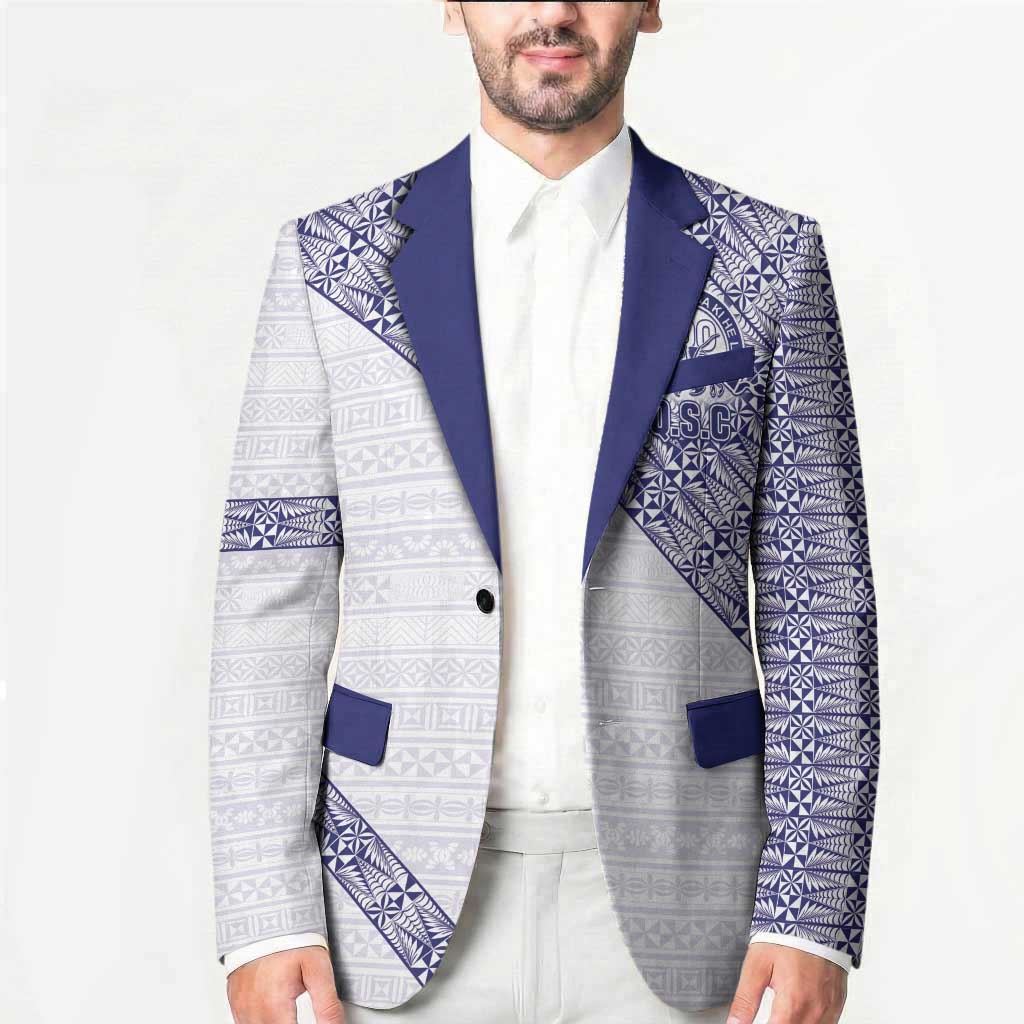Tonga Queen Salote College Blazer 100 Years Anniversary White Color LT05 - Polynesian Pride