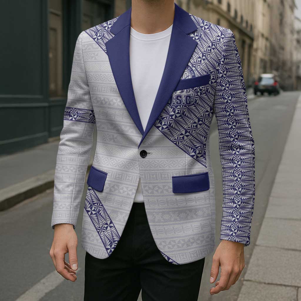 Tonga Queen Salote College Blazer 100 Years Anniversary White Color LT05 - Polynesian Pride