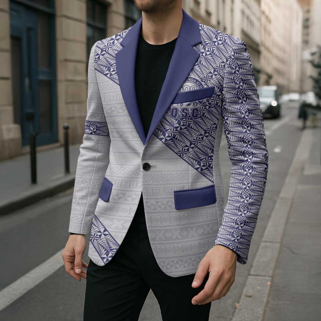 Tonga Queen Salote College Blazer 100 Years Anniversary White Color LT05 - Polynesian Pride