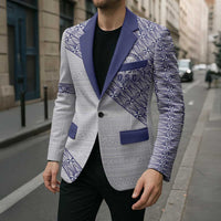Tonga Queen Salote College Blazer 100 Years Anniversary White Color LT05 - Polynesian Pride
