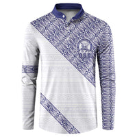 Tonga Queen Salote College Button Sweatshirt 100 Years Anniversary White Color LT05 White - Polynesian Pride