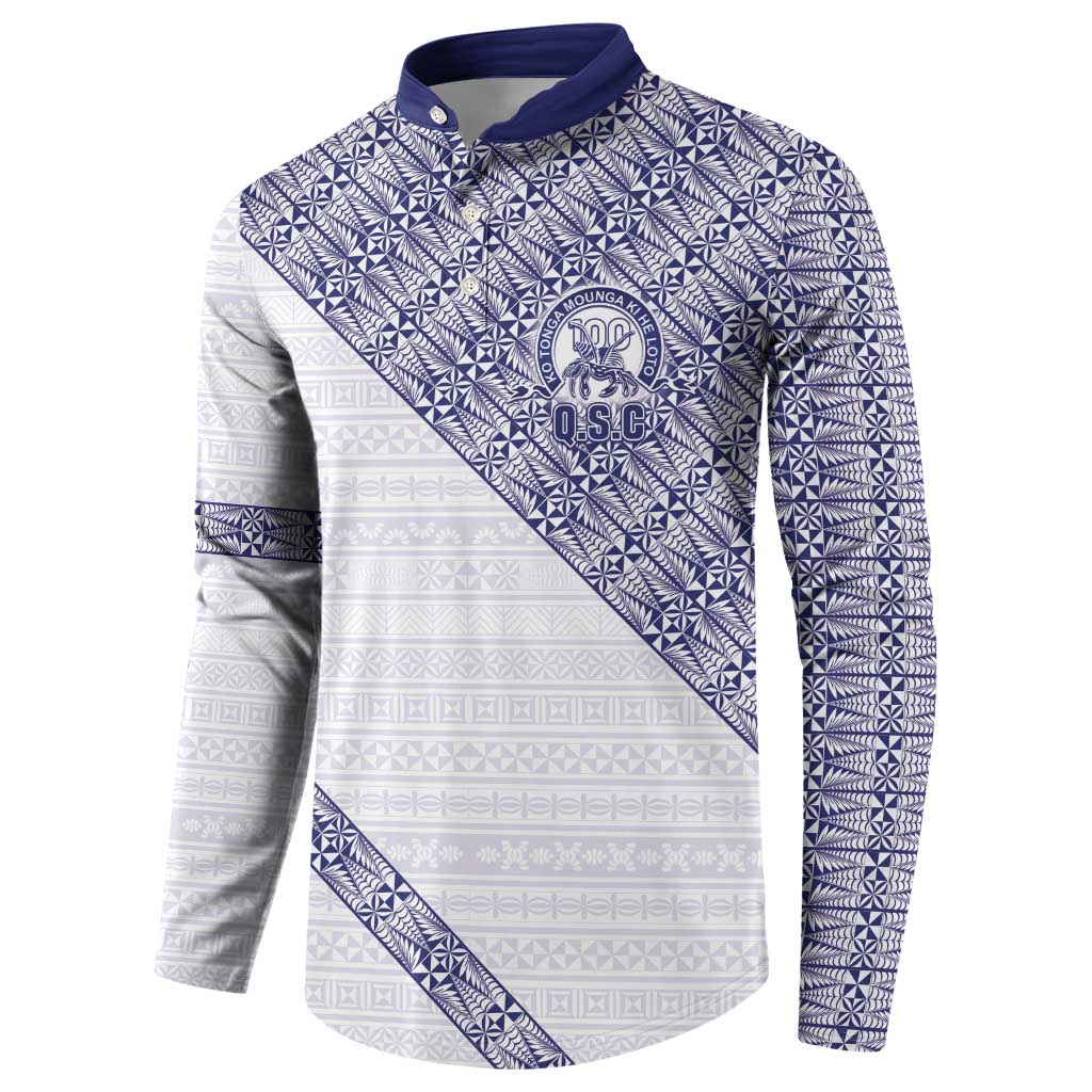 Tonga Queen Salote College Button Sweatshirt 100 Years Anniversary White Color LT05 - Polynesian Pride