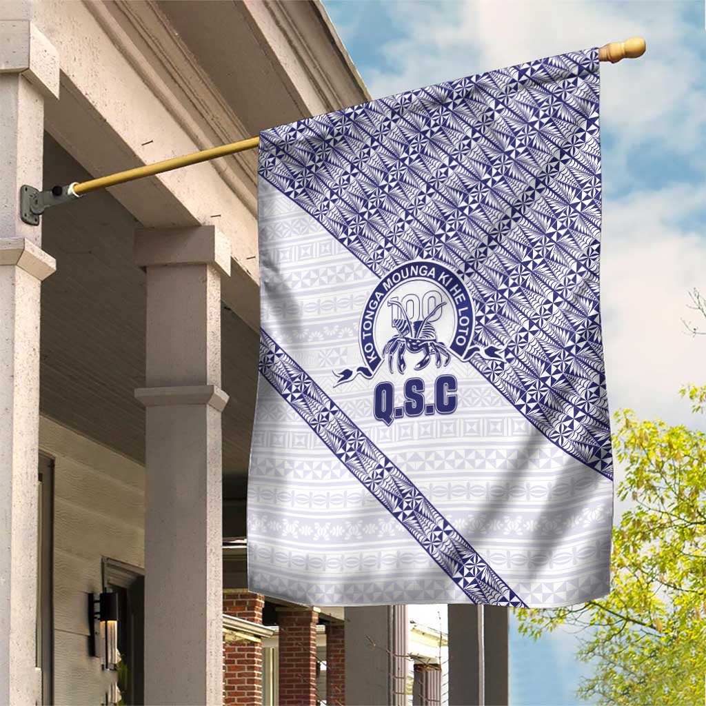 Tonga Queen Salote College Garden Flag 100 Years Anniversary White Color LT05 House Flag White - Polynesian Pride
