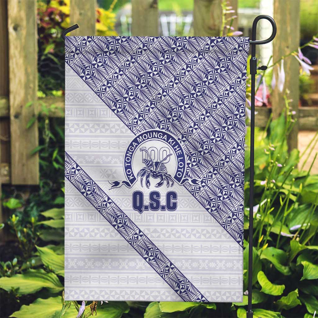 Tonga Queen Salote College Garden Flag 100 Years Anniversary White Color LT05 Garden Flag White - Polynesian Pride