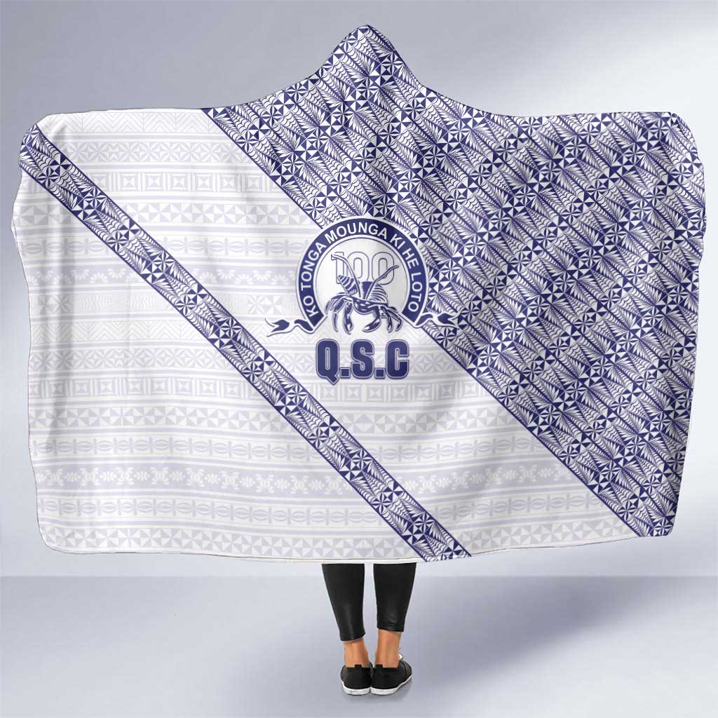 Tonga Queen Salote College Hooded Blanket 100 Years Anniversary White Color LT05 One Size White - Polynesian Pride