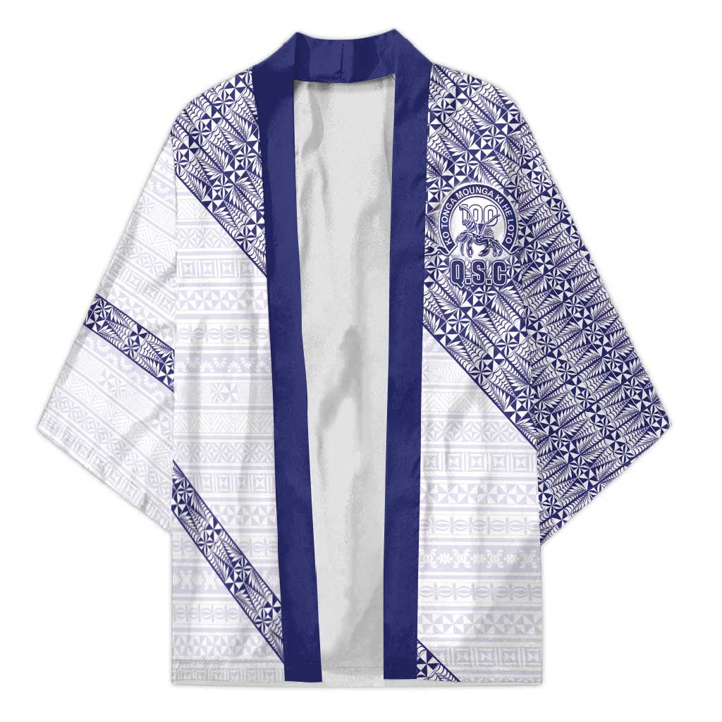 Tonga Queen Salote College Kimono 100 Years Anniversary White Color LT05 Unisex White - Polynesian Pride