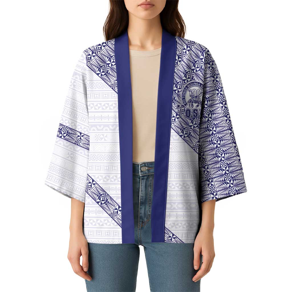 Tonga Queen Salote College Kimono 100 Years Anniversary White Color LT05 - Polynesian Pride