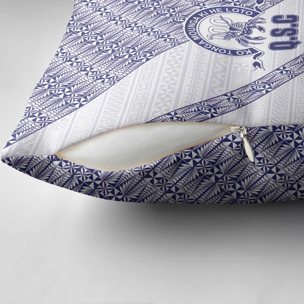 Tonga Queen Salote College Pillow Cover 100 Years Anniversary White Color LT05 - Polynesian Pride