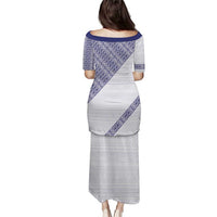 Tonga Queen Salote College Puletasi 100 Years Anniversary White Color LT05 - Polynesian Pride