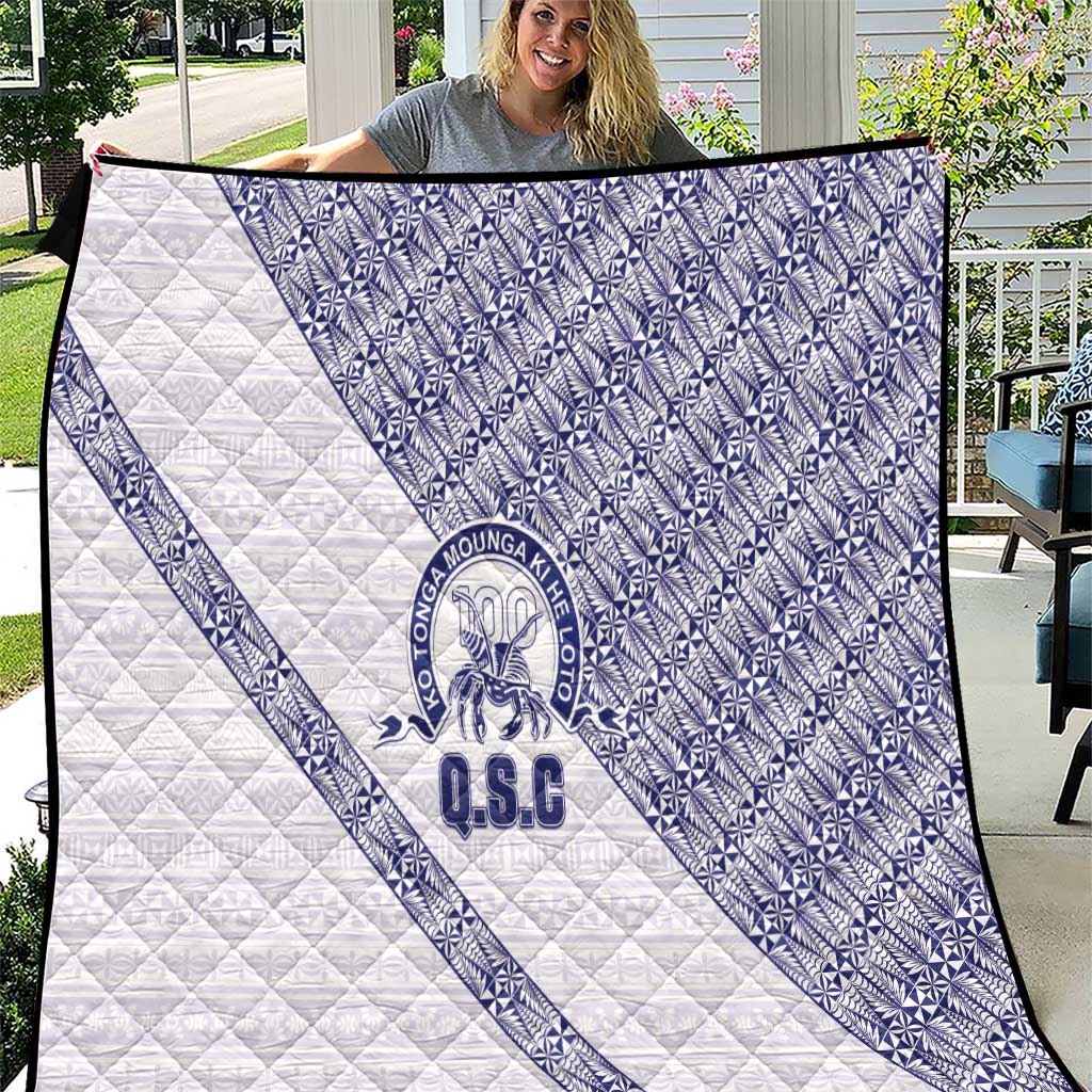 Tonga Queen Salote College Quilt 100 Years Anniversary White Color LT05 White - Polynesian Pride