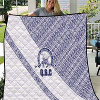 Tonga Queen Salote College Quilt 100 Years Anniversary White Color LT05 White - Polynesian Pride