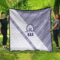 Tonga Queen Salote College Quilt 100 Years Anniversary White Color LT05 - Polynesian Pride