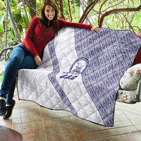 Tonga Queen Salote College Quilt 100 Years Anniversary White Color LT05 - Polynesian Pride