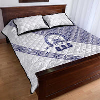 Tonga Queen Salote College Quilt Bed Set 100 Years Anniversary White Color LT05 - Polynesian Pride