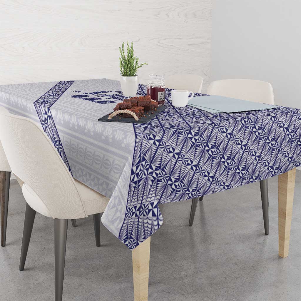 Tonga Queen Salote College Tablecloth 100 Years Anniversary White Color LT05 - Polynesian Pride