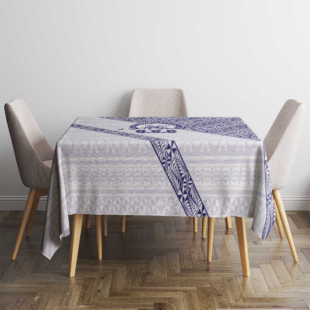 Tonga Queen Salote College Tablecloth 100 Years Anniversary White Color LT05 - Polynesian Pride