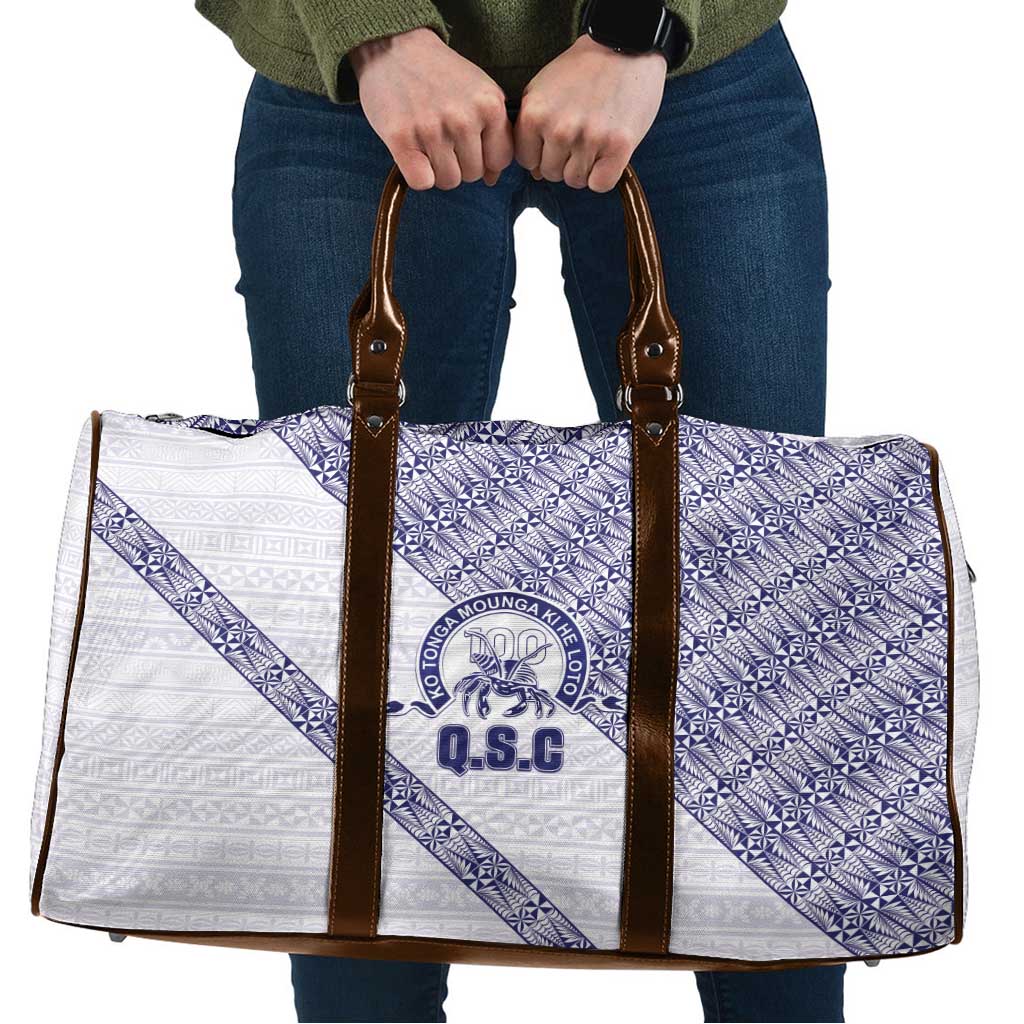 Tonga Queen Salote College Travel Bag 100 Years Anniversary White Color LT05 White - Polynesian Pride