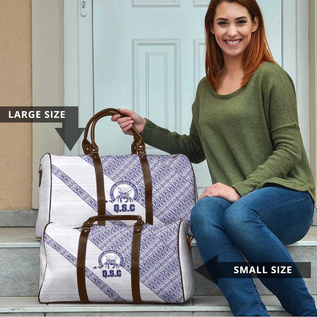 Tonga Queen Salote College Travel Bag 100 Years Anniversary White Color LT05 - Polynesian Pride