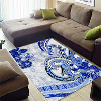 Polynesia Paisley Area Rug Mix Navy Polynesian Pattern LT05 - Polynesian Pride