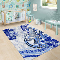 Polynesia Paisley Area Rug Mix Navy Polynesian Pattern LT05 - Polynesian Pride