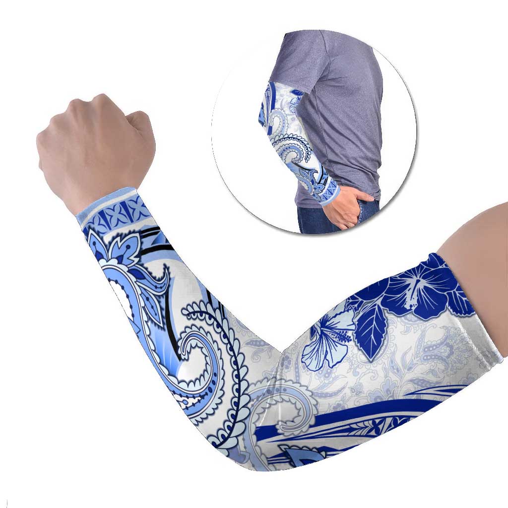 Polynesia Paisley Arm Sleeves Mix Navy Polynesian Pattern LT05 Set of 2 Navy - Polynesian Pride