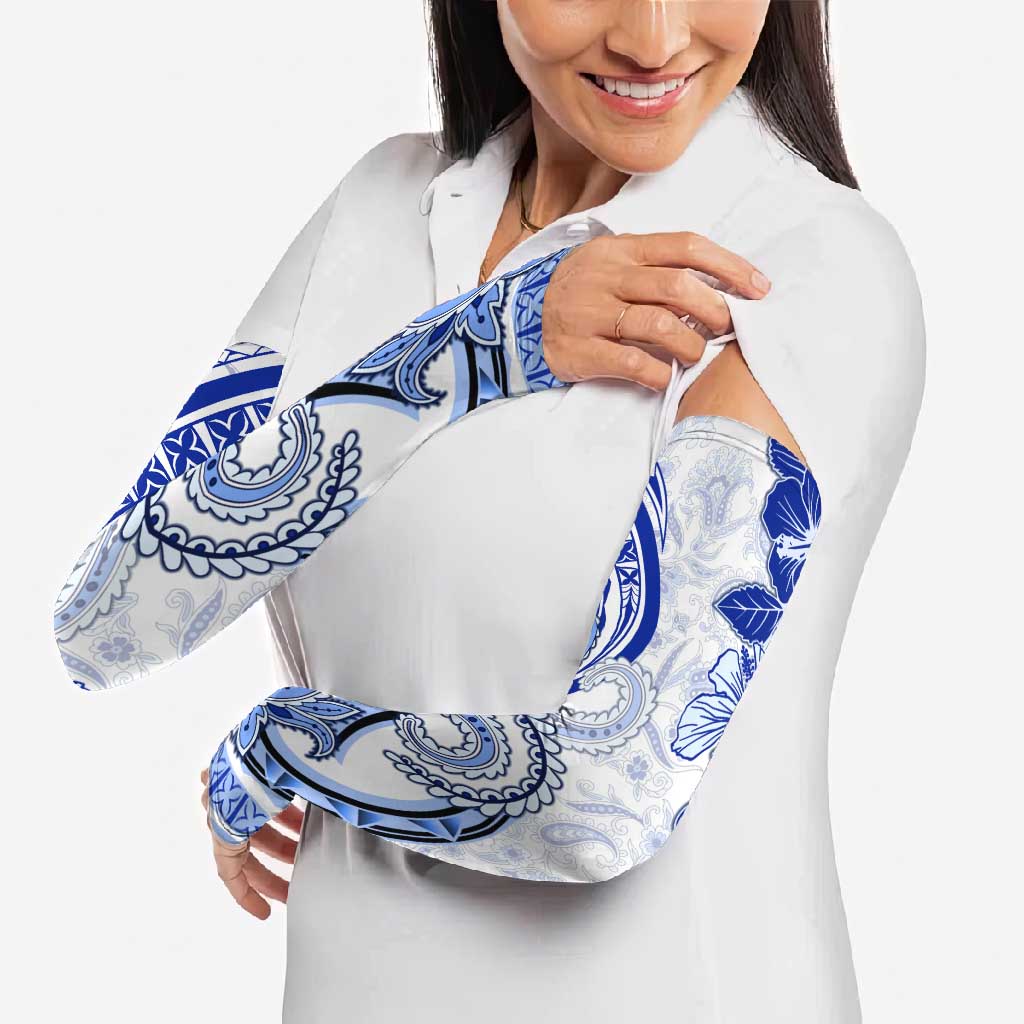 Polynesia Paisley Arm Sleeves Mix Navy Polynesian Pattern LT05 - Polynesian Pride